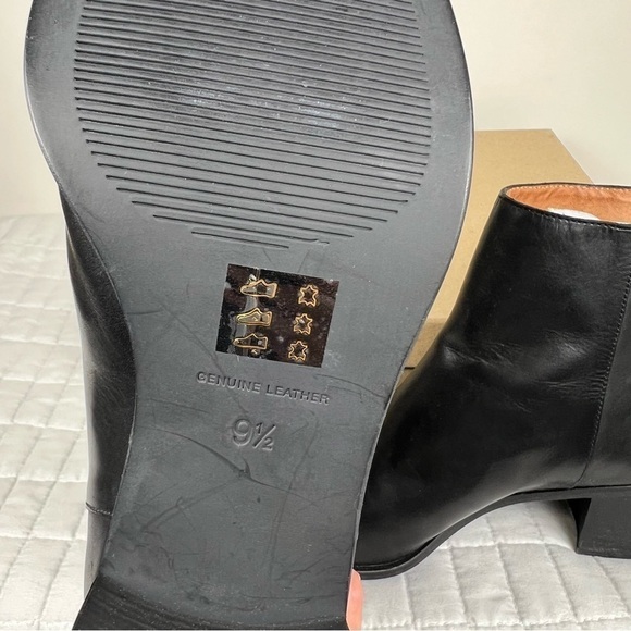 Madewell The Pauline Boot in Leather in True Black Size 9.5 NIB - Picture 10 of 11
